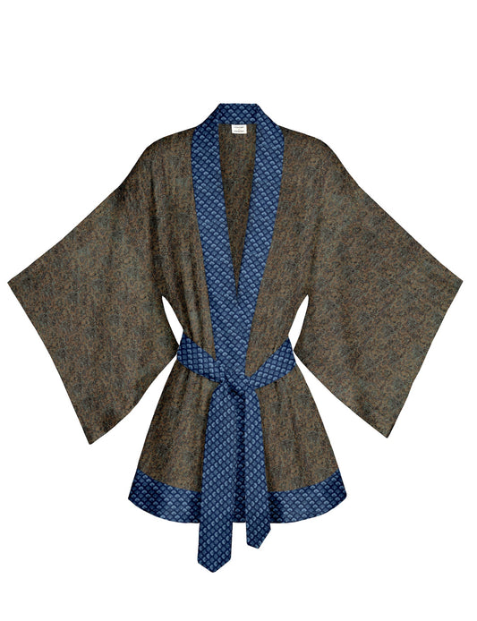One Of A Kind Recyled Sari Kimono #97