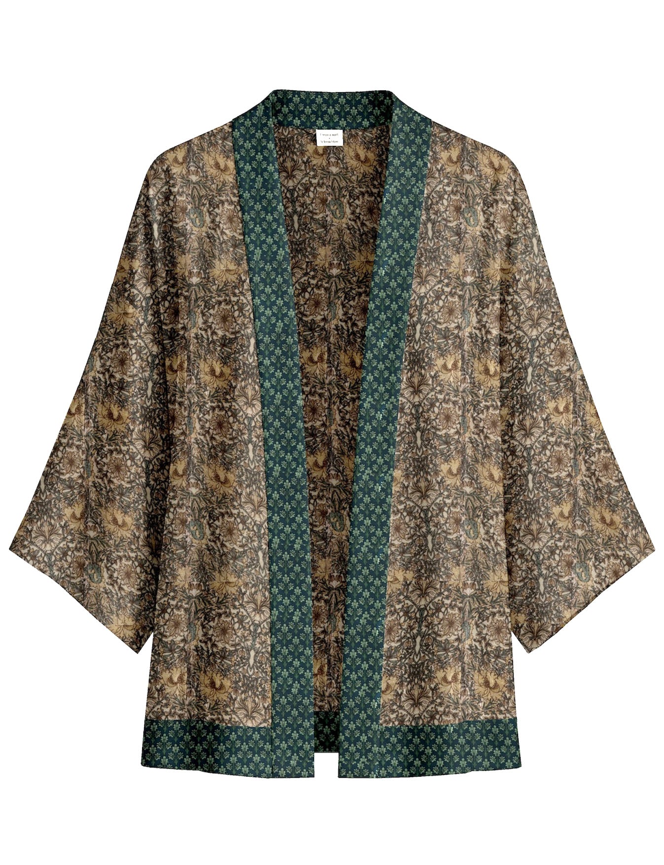 One Of A Kind Recyled Sari Kimono #99