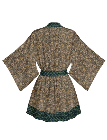 One Of A Kind Recyled Sari Kimono #99