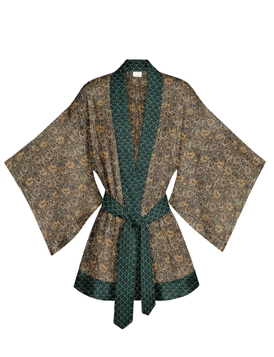 One Of A Kind Recyled Sari Kimono #99