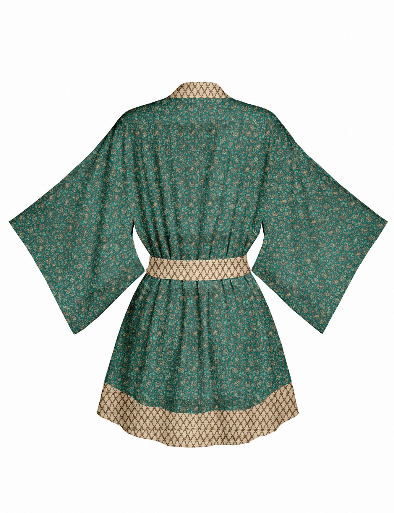 One Of A Kind Recyled Sari Kimono #9