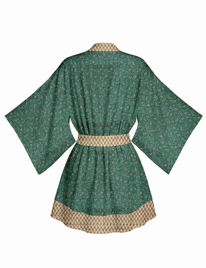 One Of A Kind Recyled Sari Kimono #9