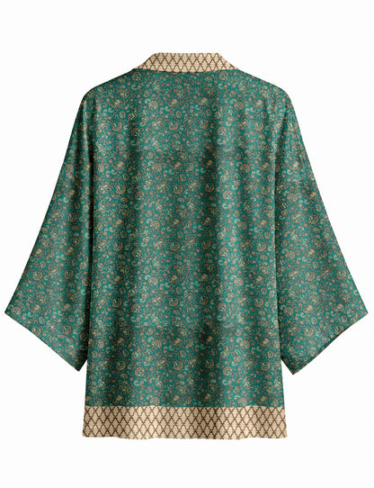 One Of A Kind Recyled Sari Kimono #9