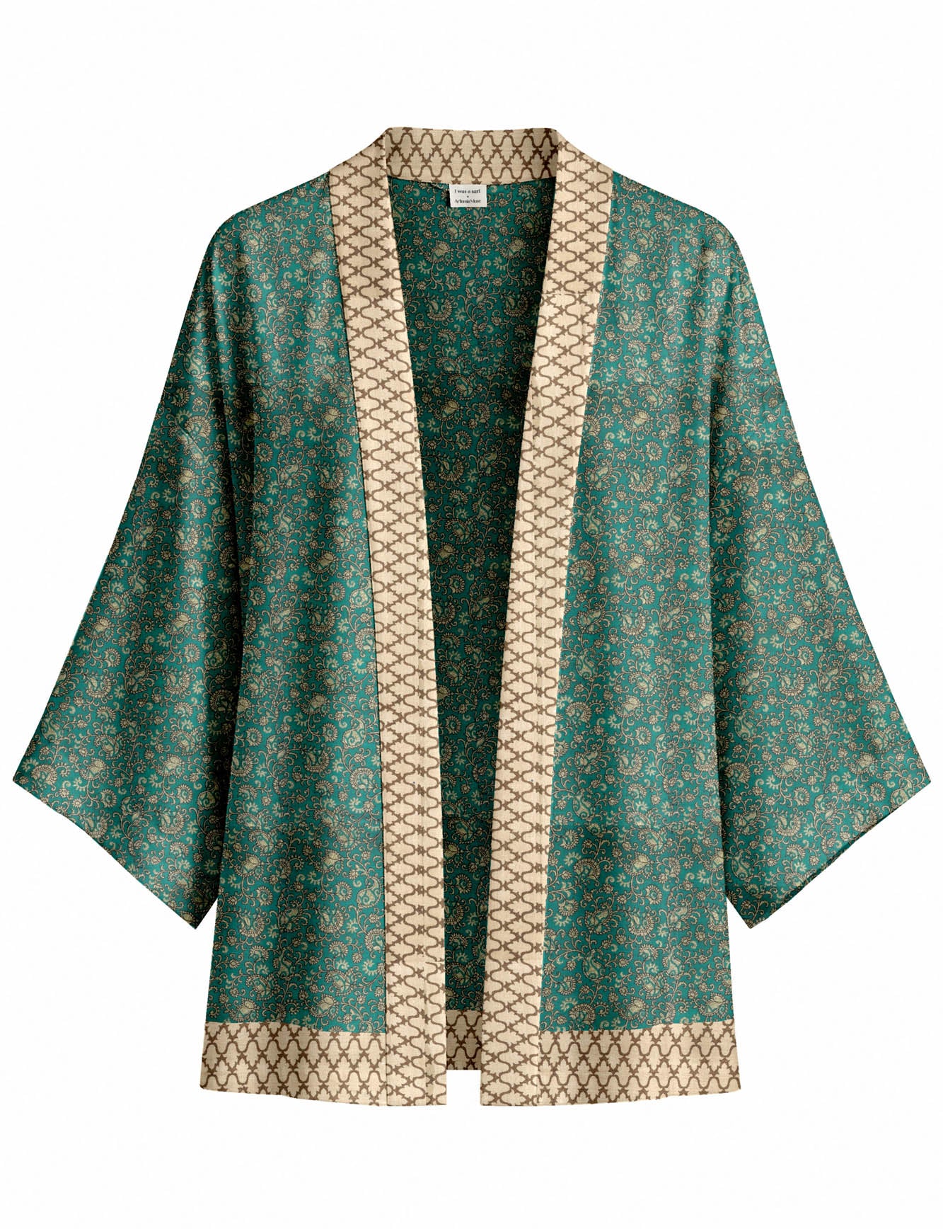 One Of A Kind Recyled Sari Kimono #9