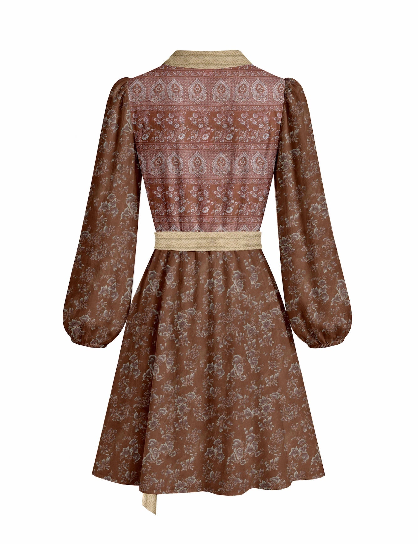 One Of A Kind Recyled Wrap Mini Dress #M16