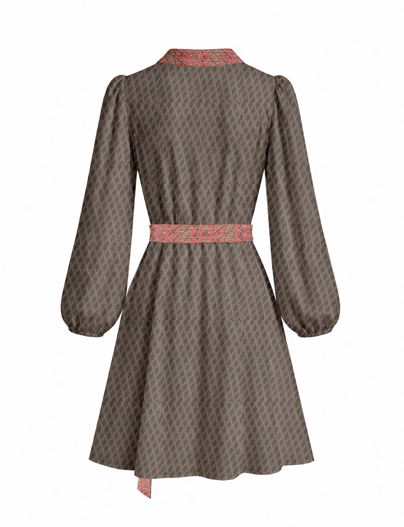 One Of A Kind Recyled Wrap Mini Dress #S16