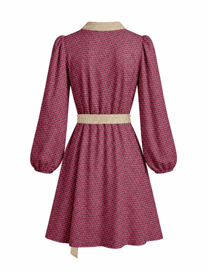 One Of A Kind Recyled Wrap Mini Dress #S20