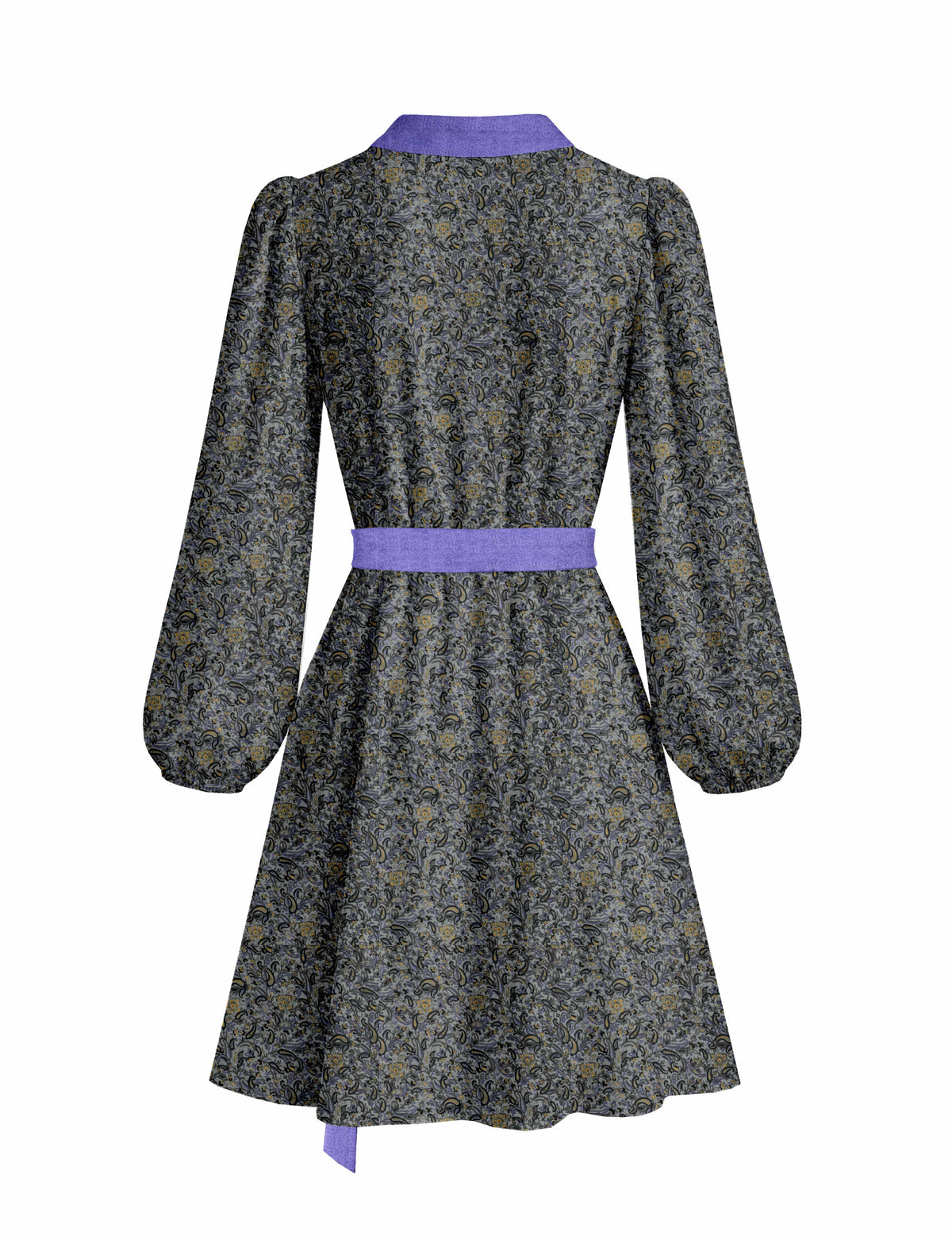 One Of A Kind Recyled Wrap Mini Dress #S3