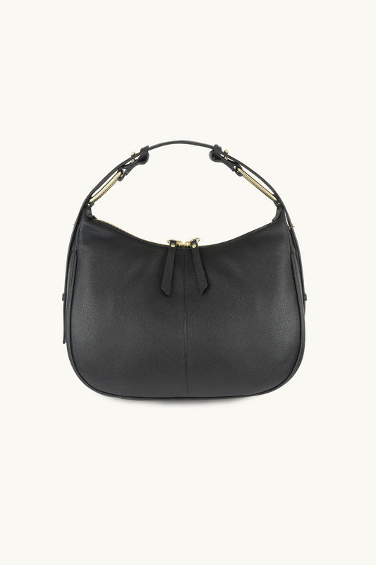 The Charlie Black Leather Bag