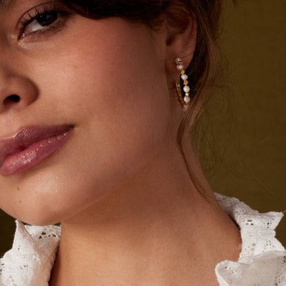 Mini Riva Freshwater Pearl Earrings