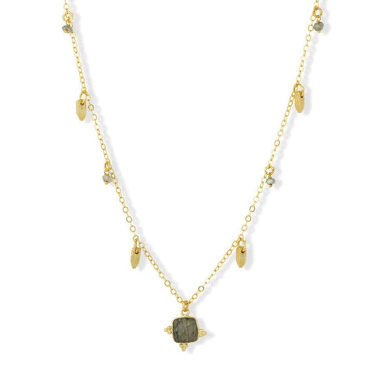 Asia Necklace Labradorite