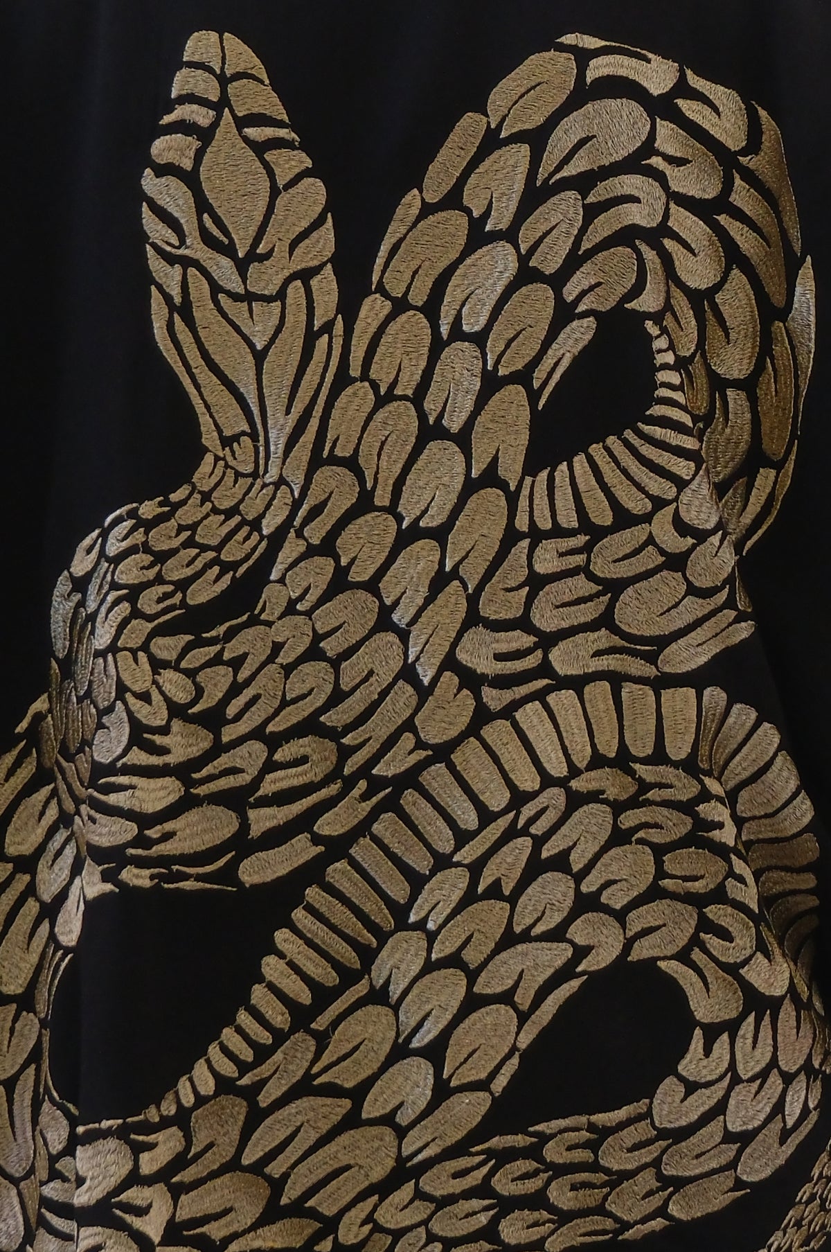 Artist Collab - Rachel Ahmad X Artemis Muse Gold Snake Embroidered Kimono